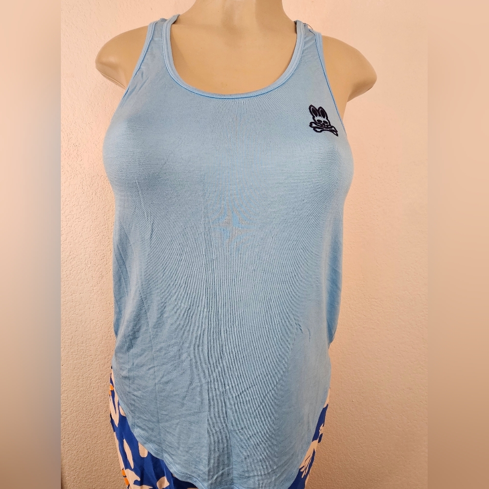 Blue Tank Top Psycho Bunny New With Tags Original